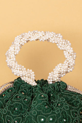 Green monroe bucket bag