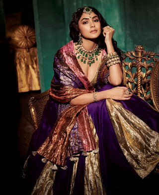 Multicolor fanaa lehenga set