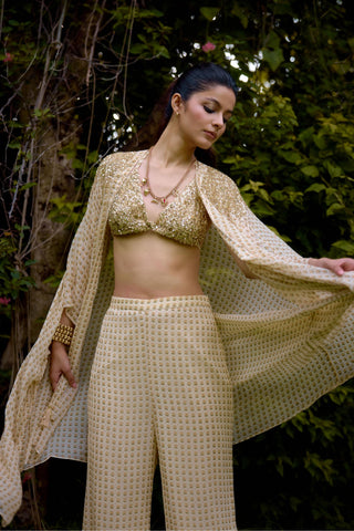 Co-ord set Contemporary Wear – White Janeman by NIKASHA