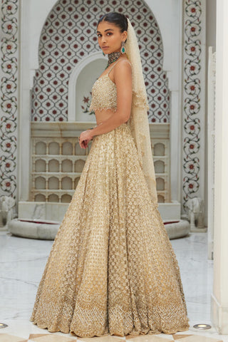 Lehenga Set Indian Wedding – Beige Wedding Elegance by Nitika Gujral
