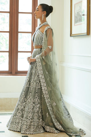 Lehenga Set Indian Wedding – Modern Gray by Nitika Gujral