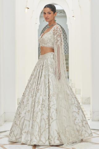 Ivory Lehenga Set Indian Wedding – Classic Grace by Nitika Gujral
