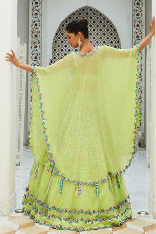 Green Lehenga Set Indian Wedding – Festive Style by Nitika Gujral