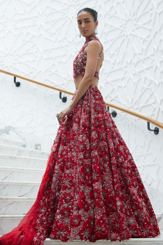 Red Lehenga Set Indian Wedding – Wedding Classic by Nitika Gujral