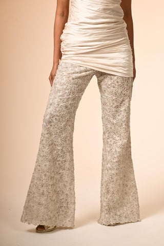 Ivory bodycone top with bottom