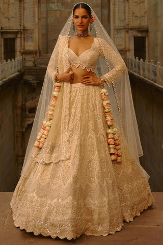 Ivory Lehenga for Indian Wedding – Umang Ivory by Nitika Gujral
