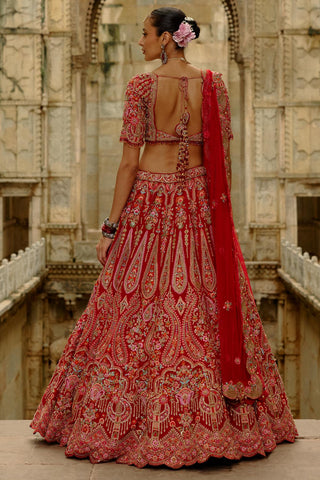 Resham Work Lehenga for Indian Wedding – Umang by Nitika Gujral