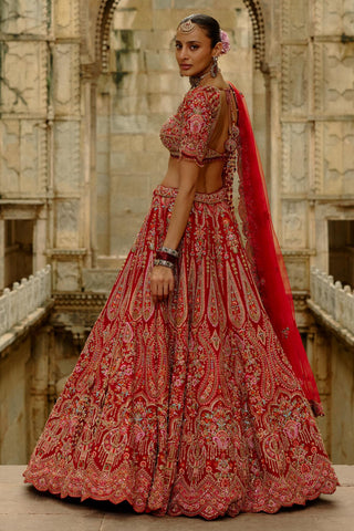 Resham Work Lehenga for Indian Wedding – Umang by Nitika Gujral