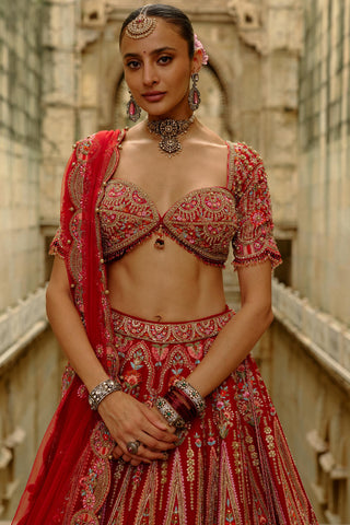 Resham Work Lehenga for Indian Wedding – Umang by Nitika Gujral