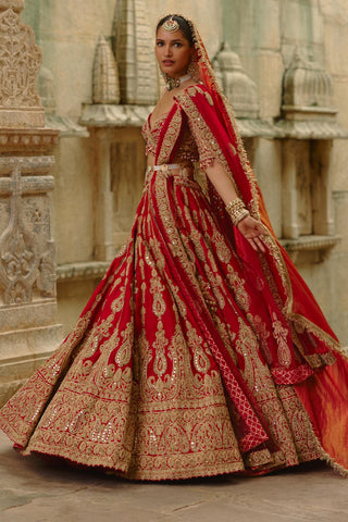 Dori Work Lehenga for Indian Wedding – Umang by Nitika Gujral