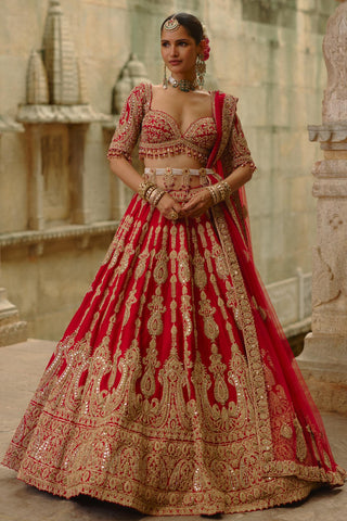 Dori Work Lehenga for Indian Wedding – Umang by Nitika Gujral