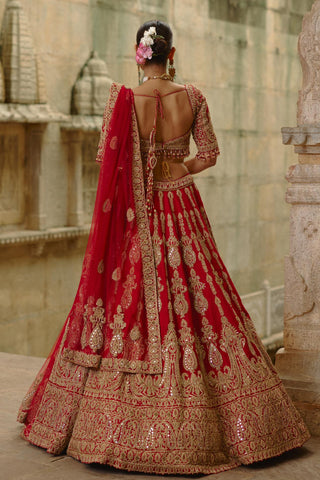 Dori Work Lehenga for Indian Wedding – Umang by Nitika Gujral