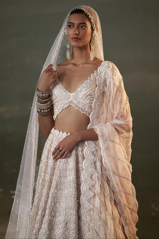 Lehenga Set for Indian Wedding – Blush Pink Noor by Nitika Gujral