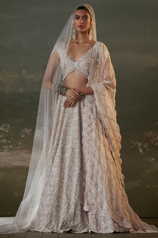 Lehenga Set for Indian Wedding – Blush Pink Noor by Nitika Gujral