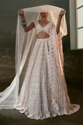 Lehenga Set for Indian Wedding – Blush Pink Noor by Nitika Gujral