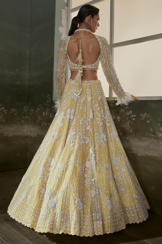 Lehenga Set for Indian Wedding – Yellow Noor by Nitika Gujral