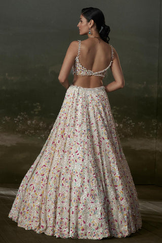 Lehenga Set for Indian Wedding – Ivory Noor by Nitika Gujral