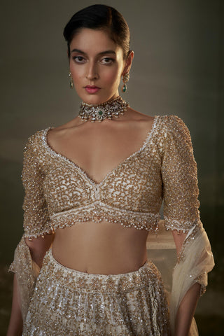 Lehenga Set for Indian Wedding – Old Rose Noor by Nitika Gujral