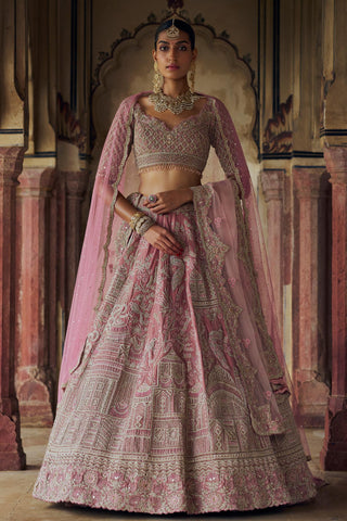 Lehenga set for Indian Wedding – Blush Pink Kashish by Nitika Gujral