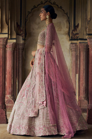 Lehenga set for Indian Wedding – Blush Pink Kashish by Nitika Gujral