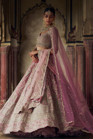 Lehenga set for Indian Wedding – Blush Pink Kashish by Nitika Gujral