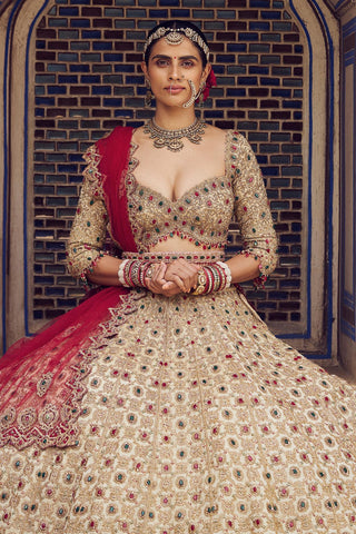 Lehenga set for Indian Wedding – Golden Kashish by Nitika Gujral