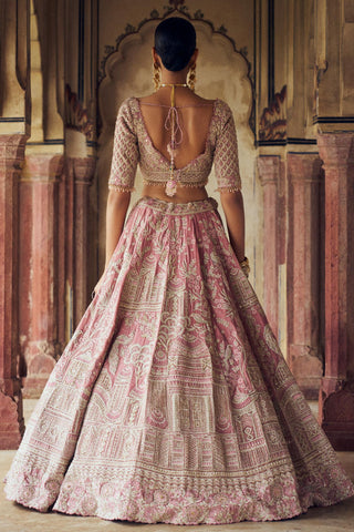 Lehenga set for Indian Wedding – Blush Pink Kashish by Nitika Gujral