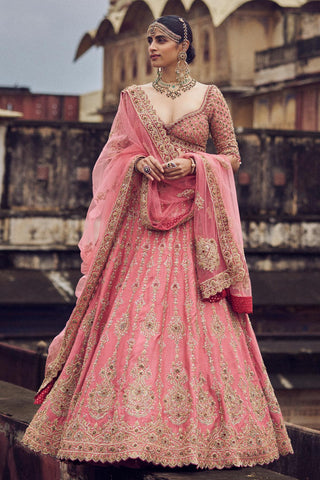 Lehenga set for Indian Wedding – Rose Pink Kashish by Nitika Gujral