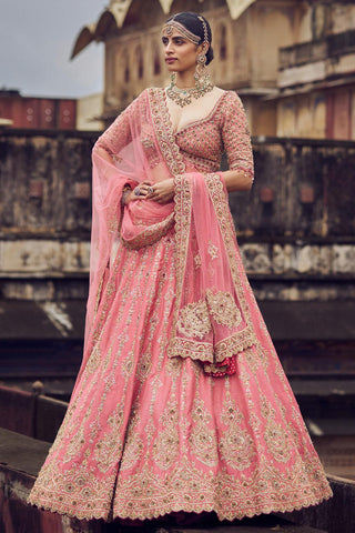 Lehenga set for Indian Wedding – Rose Pink Kashish by Nitika Gujral