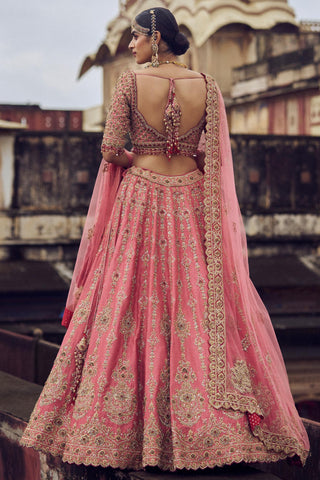 Lehenga set for Indian Wedding – Rose Pink Kashish by Nitika Gujral