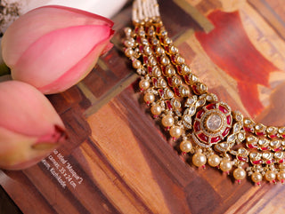 Choker Set for Indian Weddings – Pink Noorani by Amraani