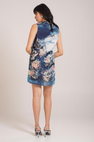 Multicolor Chaya Nuri Tie-Up Dress –Daytime Affair Outfit by Advait