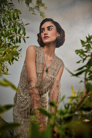 Ivory amour ariel lehenga set