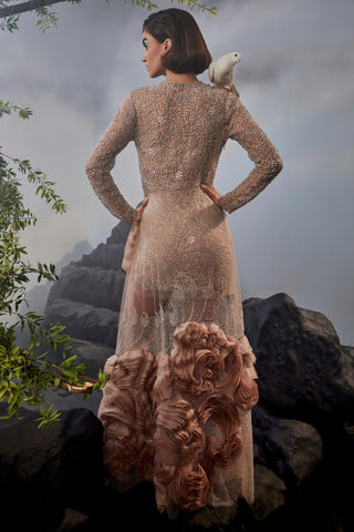 Peach amour starlight dress