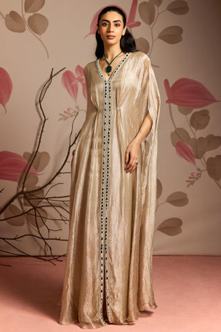 Gold oleander under bloom kaftan