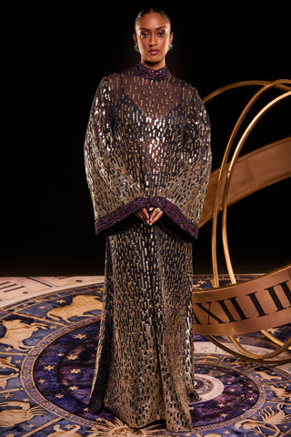 Multicolored leia embellished kaftan