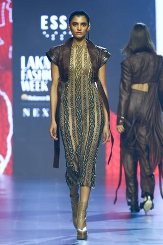 Dress Contemporary Wear - Yellow ombre knit by Essé