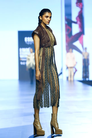 Dress Contemporary Wear - Yellow ombre knit by Essé