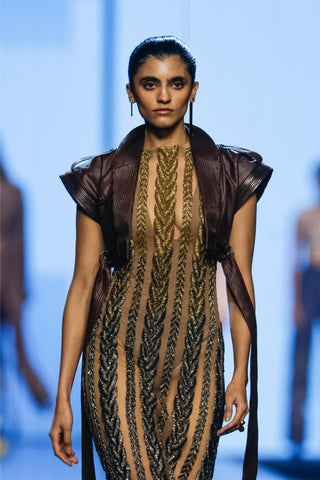 Dress Contemporary Wear - Yellow ombre knit by Essé