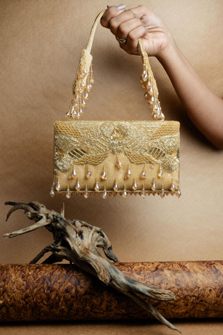 Gold ornate radiance kasse bag