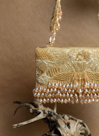 Gold ornate radiance kasse bag
