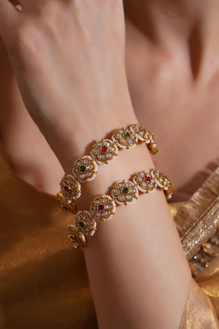 Bangles Set for Indian Weddings – Multicolor Parampara by Amraani