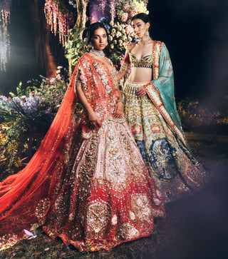 Lehenga Set Indian Wedding - Ivory juliet bridal by Papa Don't Preach
