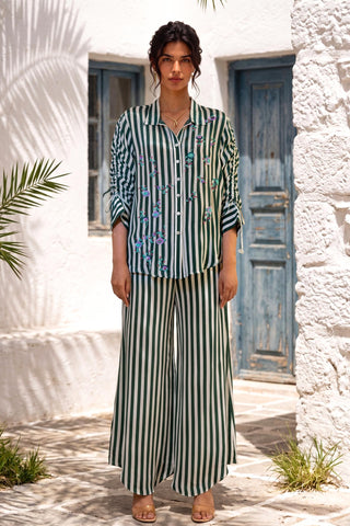 Printed co-ord set for Contemporary Wear - Playful Parrot Ludo by Nautanky