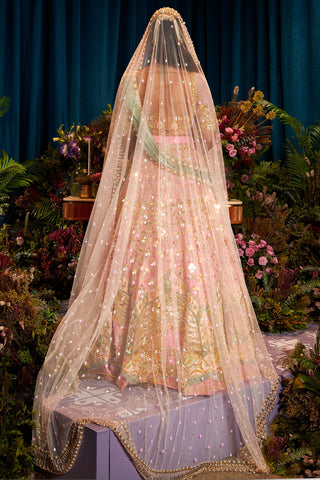 Lehenga Set Indian Wedding - Pink royal carriage by Papa Don't Preach