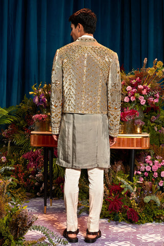 Jacket Set Traditional Wear - Gray ethan by Papa Don't Preach