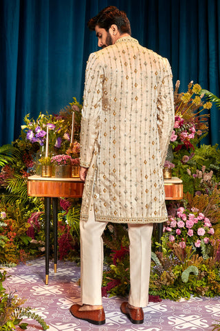 Sherwani Set Indian Wedding - Ivory gabriel by Papa Don't Preach