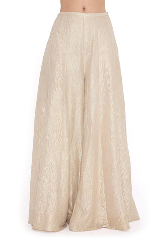 Purple embroidered bustier and sharara