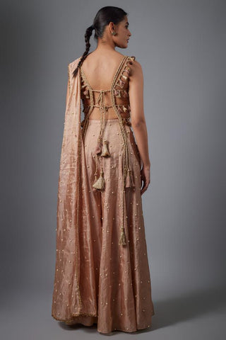 Pink choli sharara sets