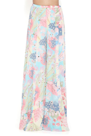 Euphoria embroidered blazer and sharara set